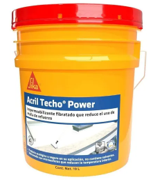 Acril Techo Power 6 años Blanco Cubeta ( 19 L ) Cub. 19,0 Ltr
