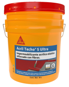Acril Techo 5 Ultra Blanco Cubeta (18 L) RFY, Cub. 18,0 l