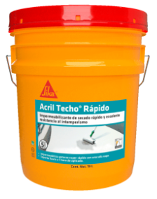 Acril Techo Rapido Blanco Cubeta (19 L), Cub. 19,0 l