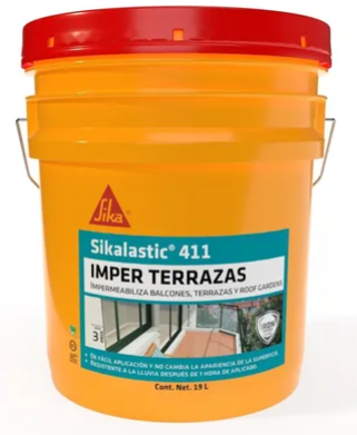 Sikalastik-411 MX Imper terrazas Cubeta (19 L), Cub. 19,0 l