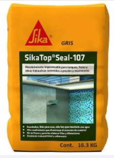 Sikatop Seal 107 Gris (A+B) Unidad 16.3 Kg [Sin Cubeta]