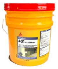 SikaWall®-401 Acril Muro Cub. 23.4 Kg 