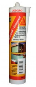 Sikasil Universal Negro Cartucho 280 ml 