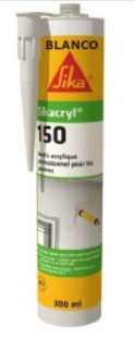 Sikacryl 150 Blanco, Cartucho 300 ml