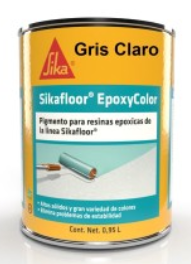 Sikafloor EpoxyColor Gris Claro Lata 1.87 Kg (0.25 gal)