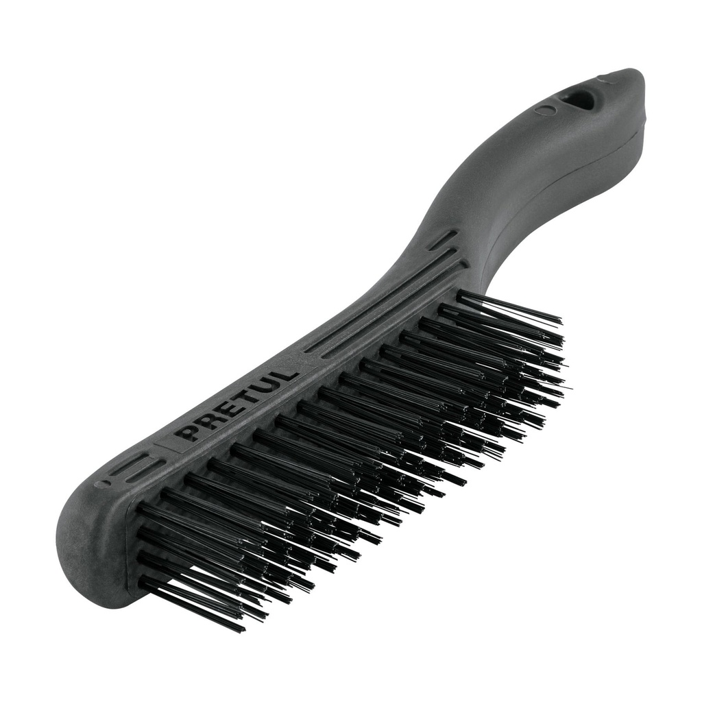 Cepillo de alambre 64 pinceles de acero al carbono, Pretul, 