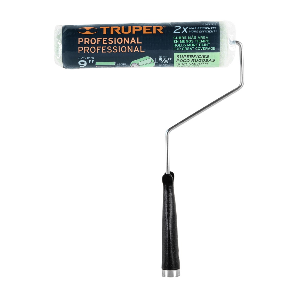 Rodillo para pintar 9' x 5/8' superficies poco rugosas, 