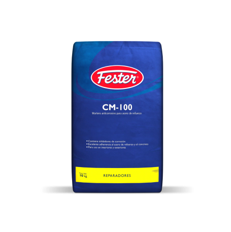 FESTER CM-100 MORTERO ANTICORROSIVO, Saco 10 kg