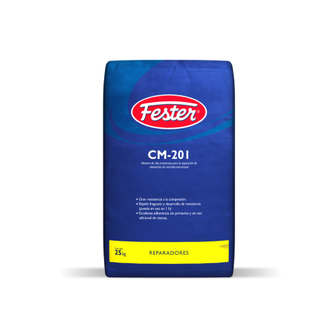 FESTER CM-201 REPARADOR ESTRUCTURAL, Saco 25 kg