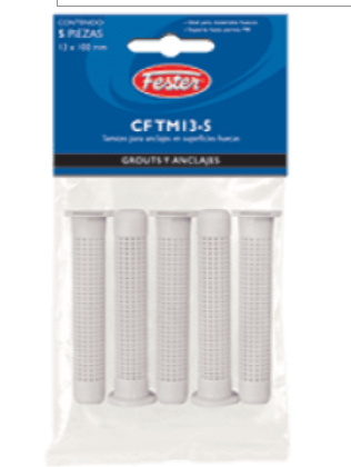 FESTER TAMICES 13 X 100 MM, Paq 5 pzas