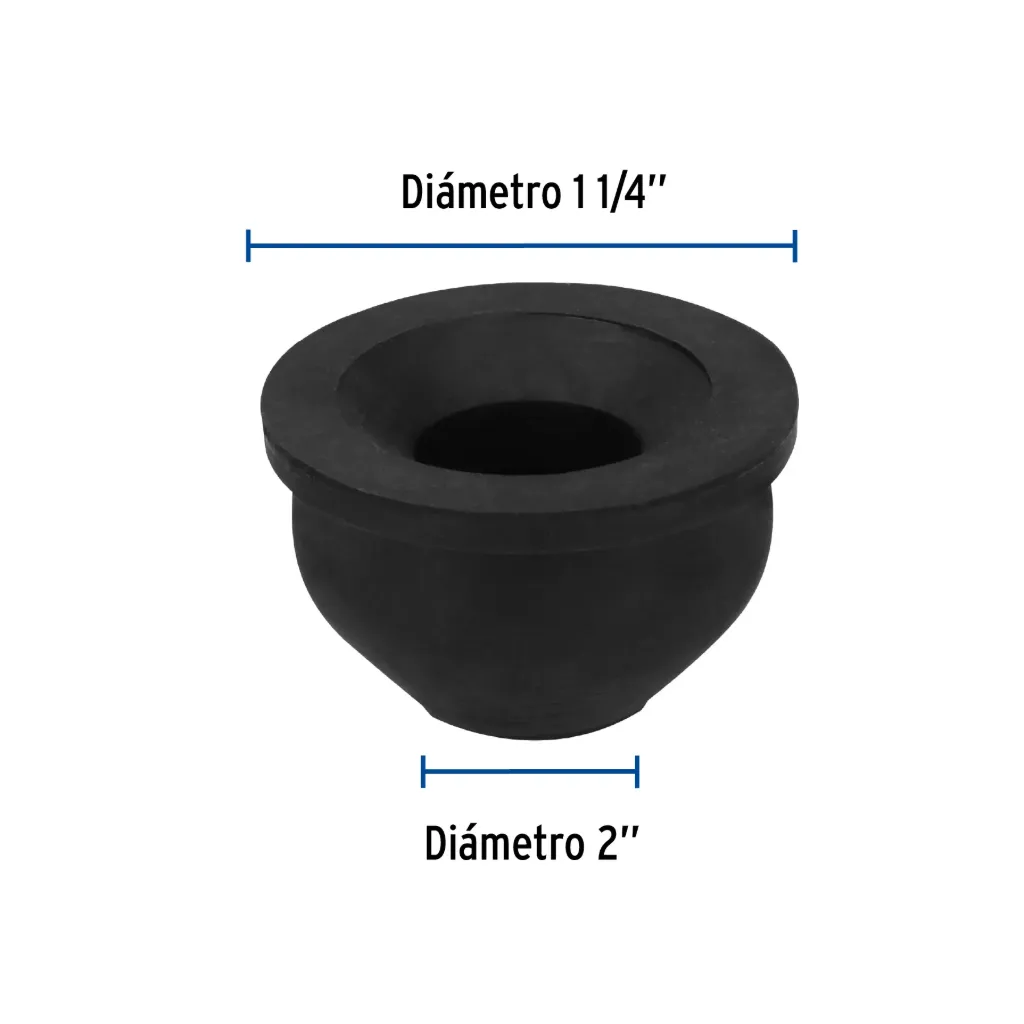 [49626-CHU-5032] Chupón de PVC, 2' x 1-1/4', Foset, 