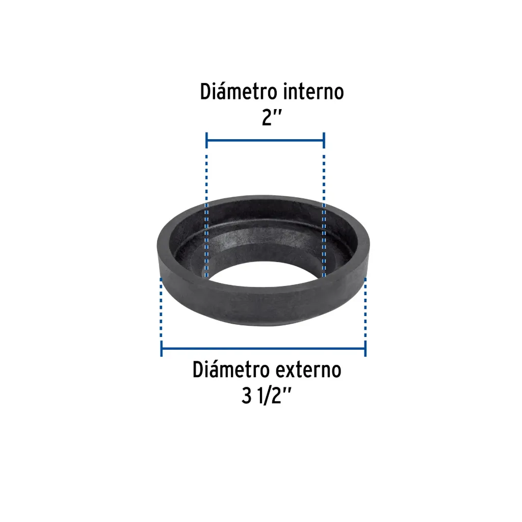 [40087-EMU-2] Empaque unión tanque-taza para WC, 2', Foset, 