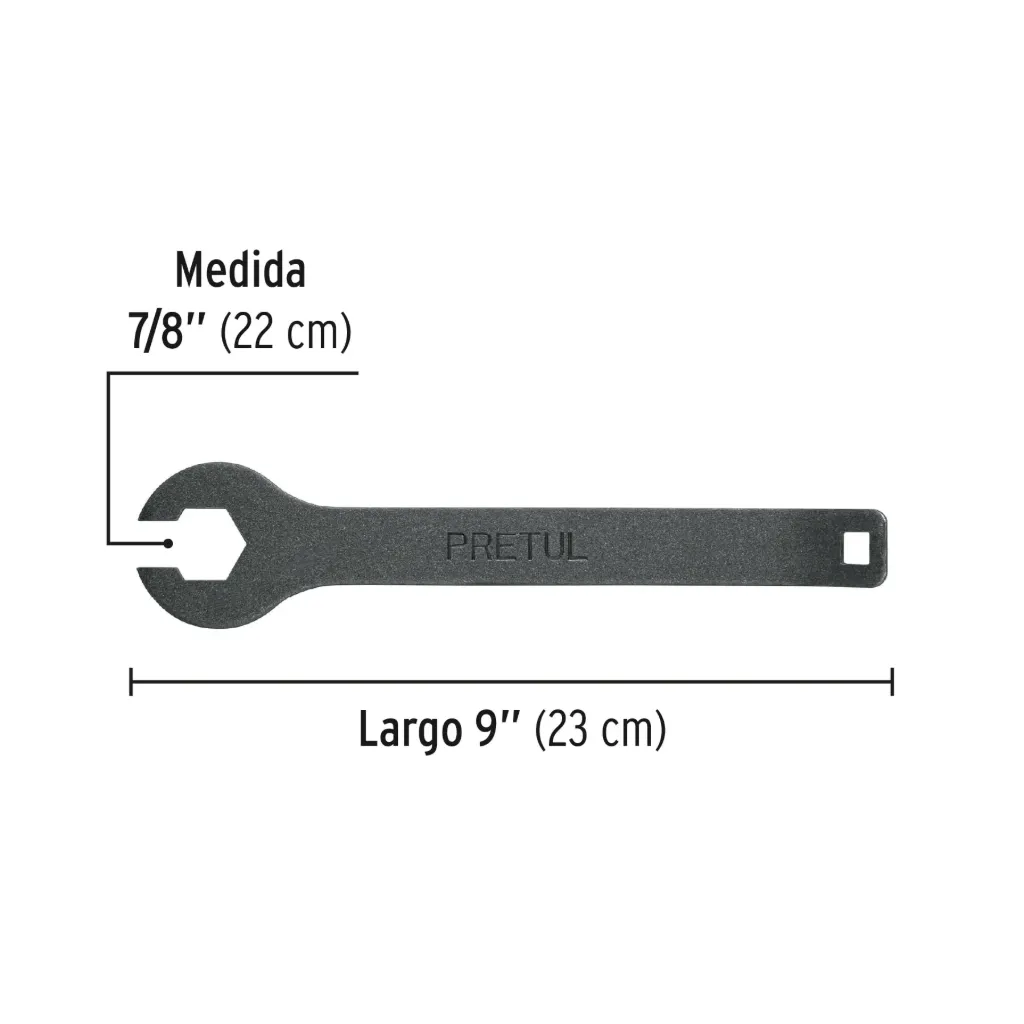 Llave para tanque de gas, Pretul, 