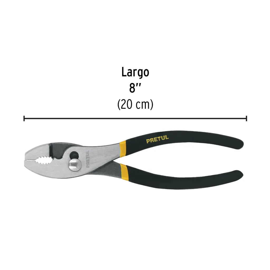 Pinza de chofer 8' mango de PVC, Pretul, 