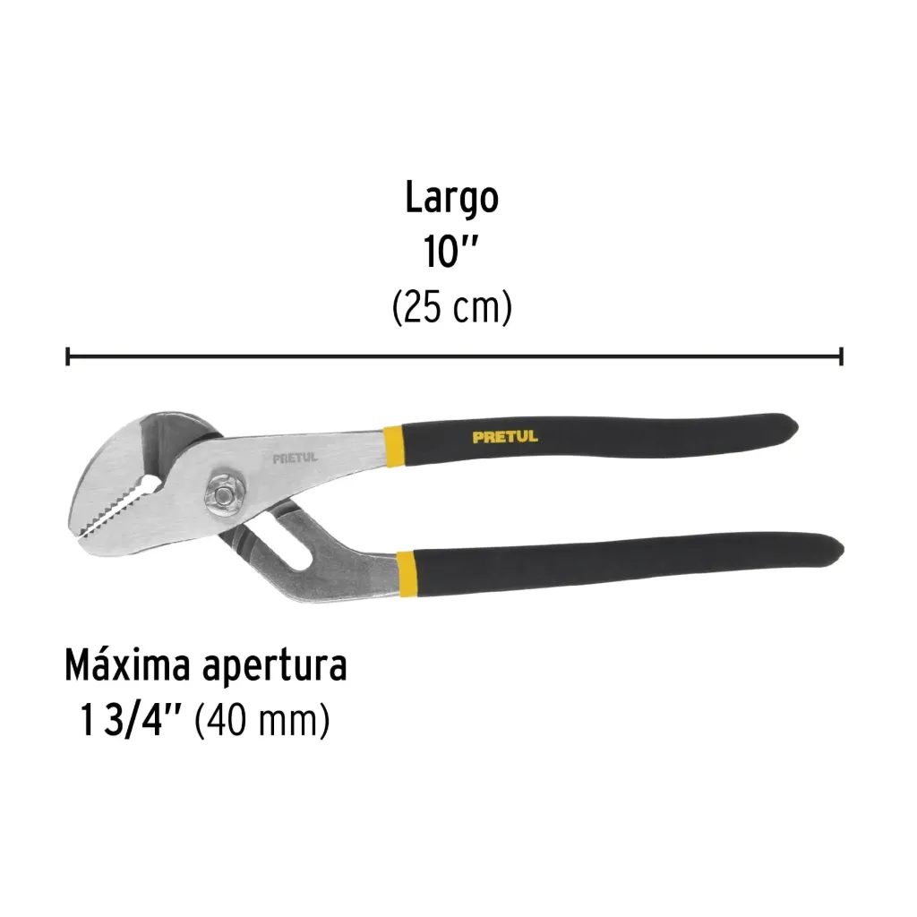 Pinza de extensión 10' mango de PVC, Pretul, 