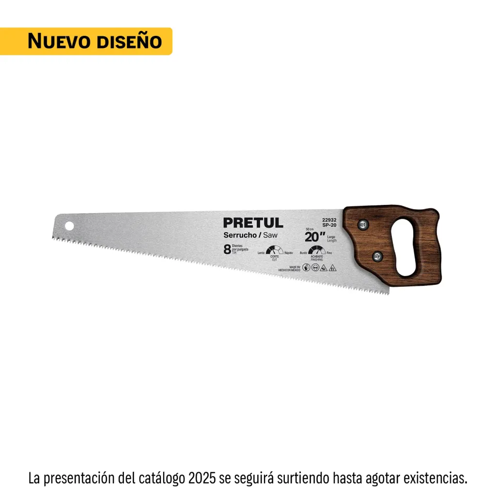 Serrucho 20' Pretul, 
