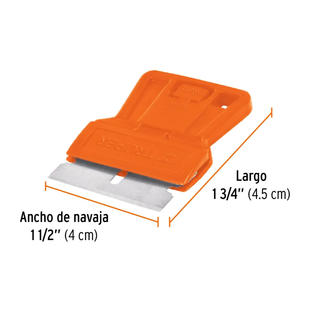 [12352-RASP-1] Minirraspador plástico con cuchilla de 1-1/2', TRUPER, 