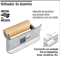 Volteador de aluminio, Truper, 