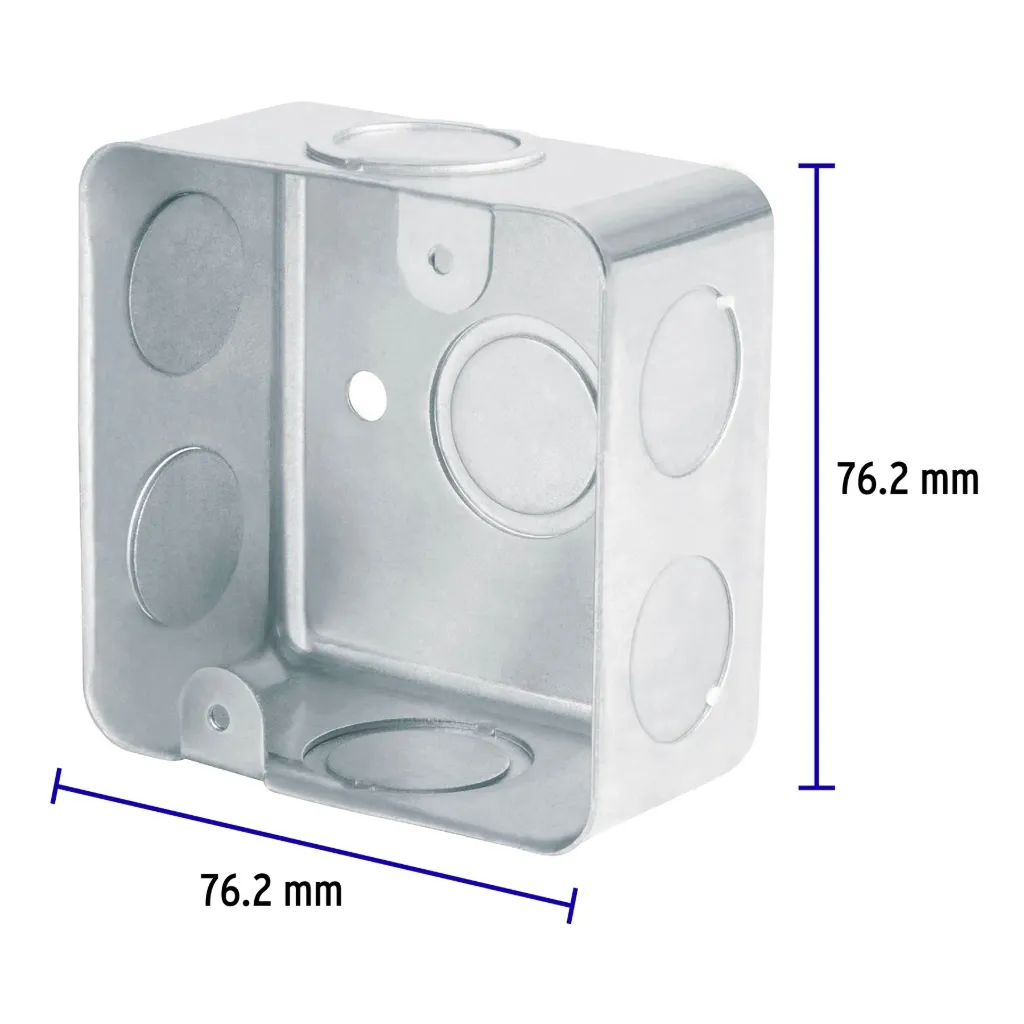 [49071-CCH-3X3] Caja cuadrada 3' x 3' reforzada, Volteck, 