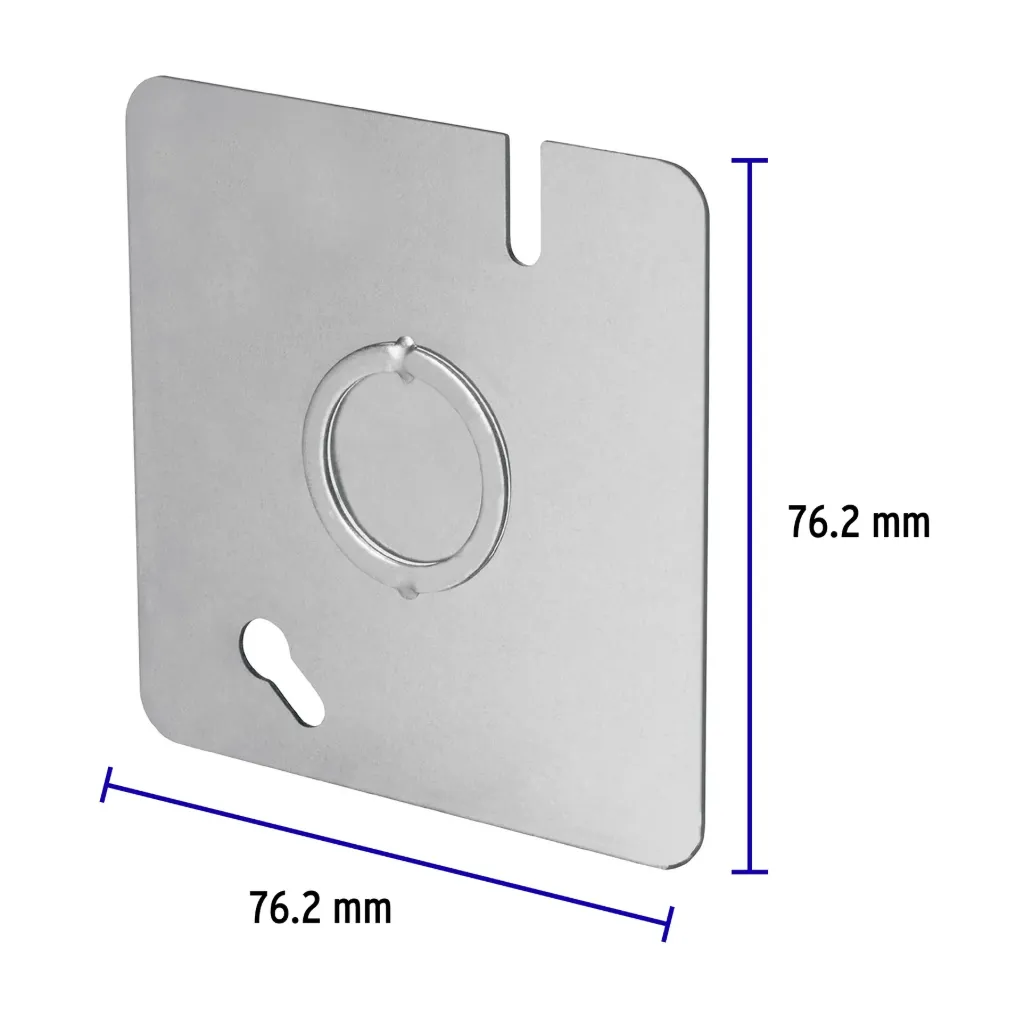 [49072-TACH-3x3C] Tapa de 3' x 3' para caja cuadrada reforzada, Volteck, 