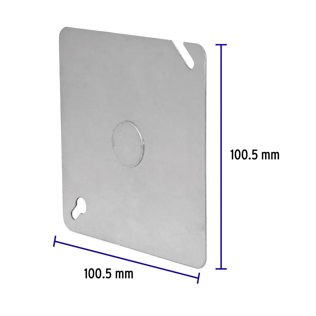 Tapa de 4' x 4' para caja cuadrada reforzada, Volteck, 