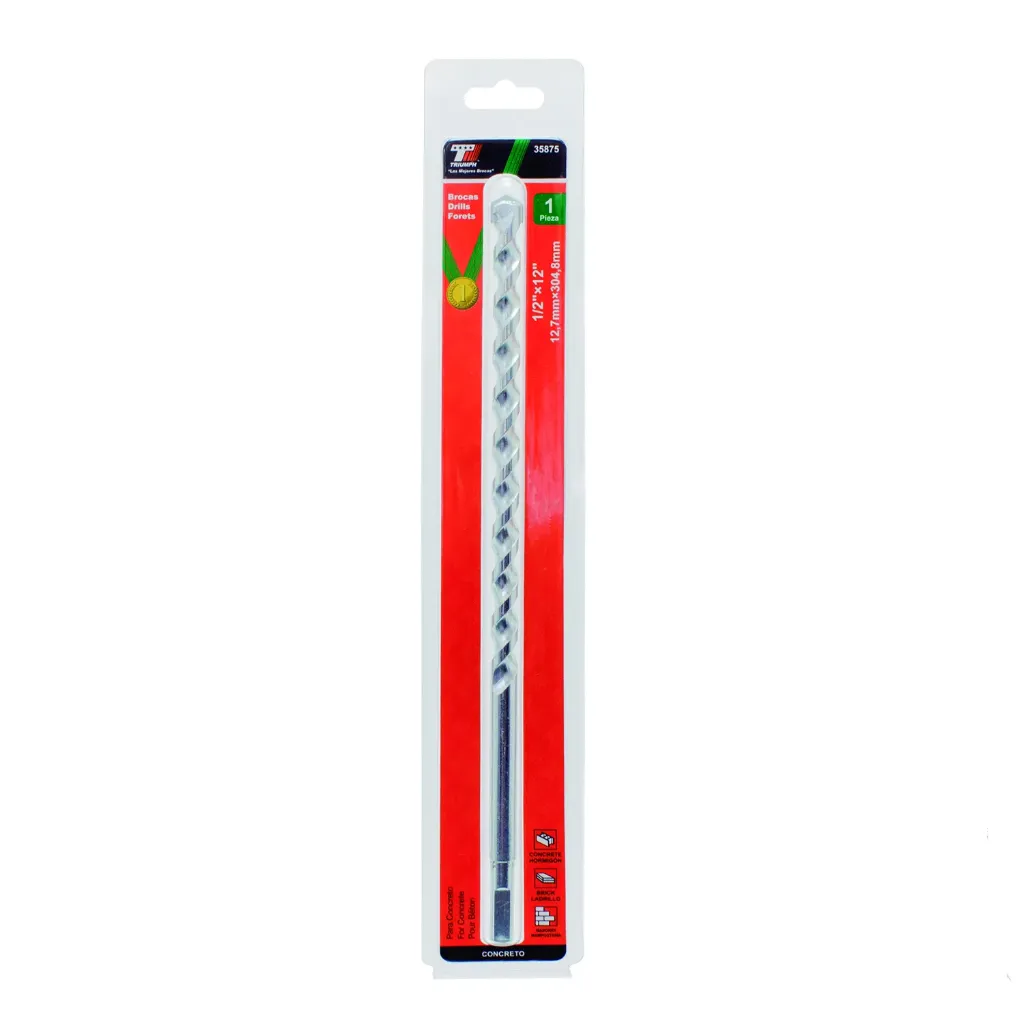 BROCA P/CONCRETO 1/2" x 12" INDIVIDUAL, 1 PZA