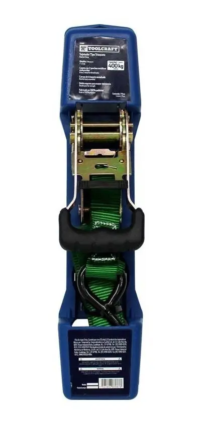 TOOLCRAFT SUJETADOR TIPO TRINQUETE 880 LB 400 KG 24.5CM X 5MPieza