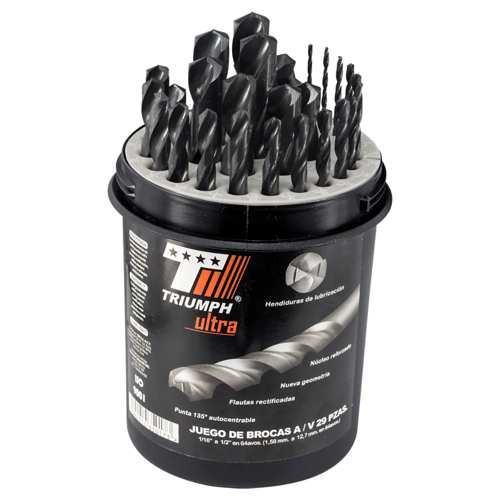 BROCA P/METAL TRIUMPH, JGO, 29 PZA