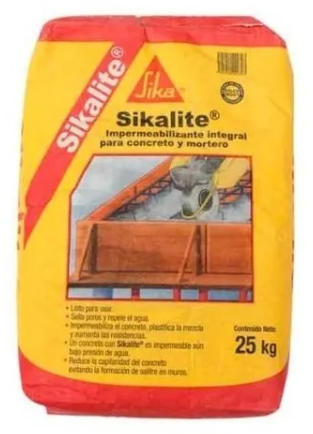 Sikalite, Saco 25 Kg