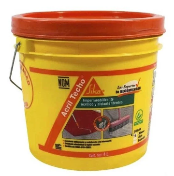[433450] Acril Techo Power 4 años Rojo 3.8 L