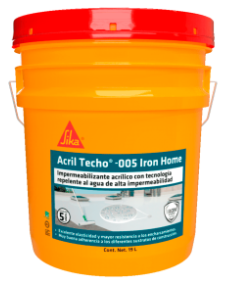 [639715] Acril Techo 005 Iron Home Blanco Cubeta 19 L