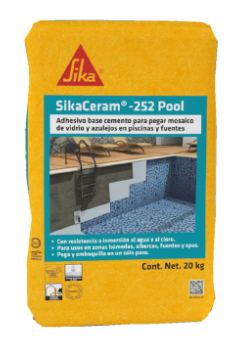 [640868] ** SikaCeram 252 Pool Blanco  Saco 20 Kg