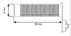 [60081] Taquetes perforados 12/50,   