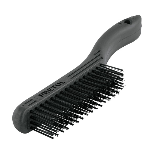 [20653-CEA-54P] Cepillo de alambre 64 pinceles de acero al carbono, Pretul, 