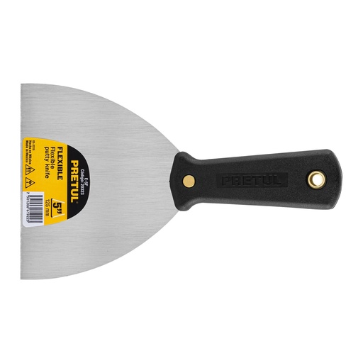 [20323-E-5F] Espátula flexible 5' con mango de plástico, Pretul, 