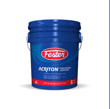 [1627929] FESTER ACRITON FACHADAS RUGOSO BLANCO 5 Años , Cub 19 l