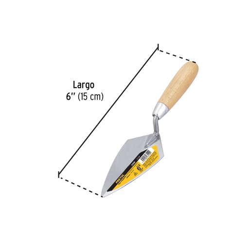 [21050-CT-6P] Cuchara para albañil 6' tipo Filadelfia, PRETUL, 
