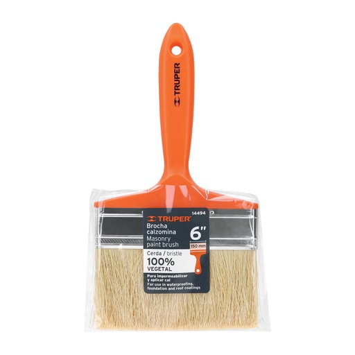 [14494-BREN-6] Brocha para encalar e impermeabilizar de 6', mango plástico, 